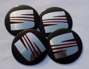 Asiento Rueda Centro Tapa Insignia 90mm Set De 4 Ibiza Leon Cupra Alhambra Toledo Altea