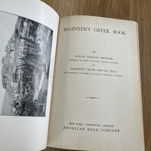 BEGINNER'S GREEK BOOK, Benner & Smyth 1906 Language, Translation, Dictionary - Picture 11 of 20