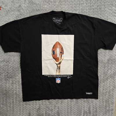 Mitchell & Ness T-Shirt Mens 2XL* Black Super Bowl Icon Tee Short Sleeve Baller