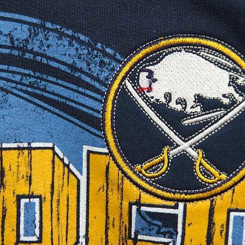 NHL Majestic Buffalo Sabres Checking Full Zip Women's Hoodie Jacket - Picture 2 of 3