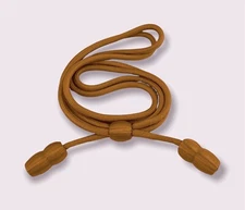 🌟US Army Quartermaster Buff, Tan Acorn Campaign Hat Cord, Military Hat Band