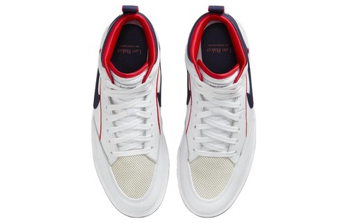 Nike SB React Leo Low White Midnight Navy - FD0268-100 - Picture 4 of 6