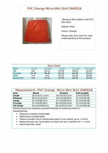 Women's High Waisted Vinyl Mini Skirt Shiny PU Leather Look Bodycon Fit - Picture 2 of 7