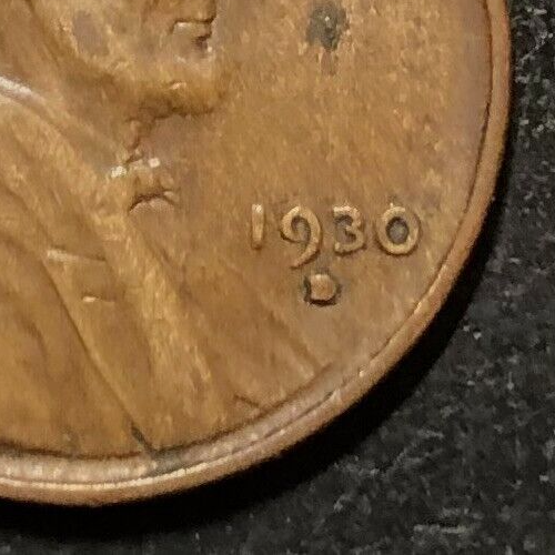 1937 D Lincoln Weizenpenny, sehr guter Zustand + Cent / gefüllt in 'D' - Bild 3 von 3