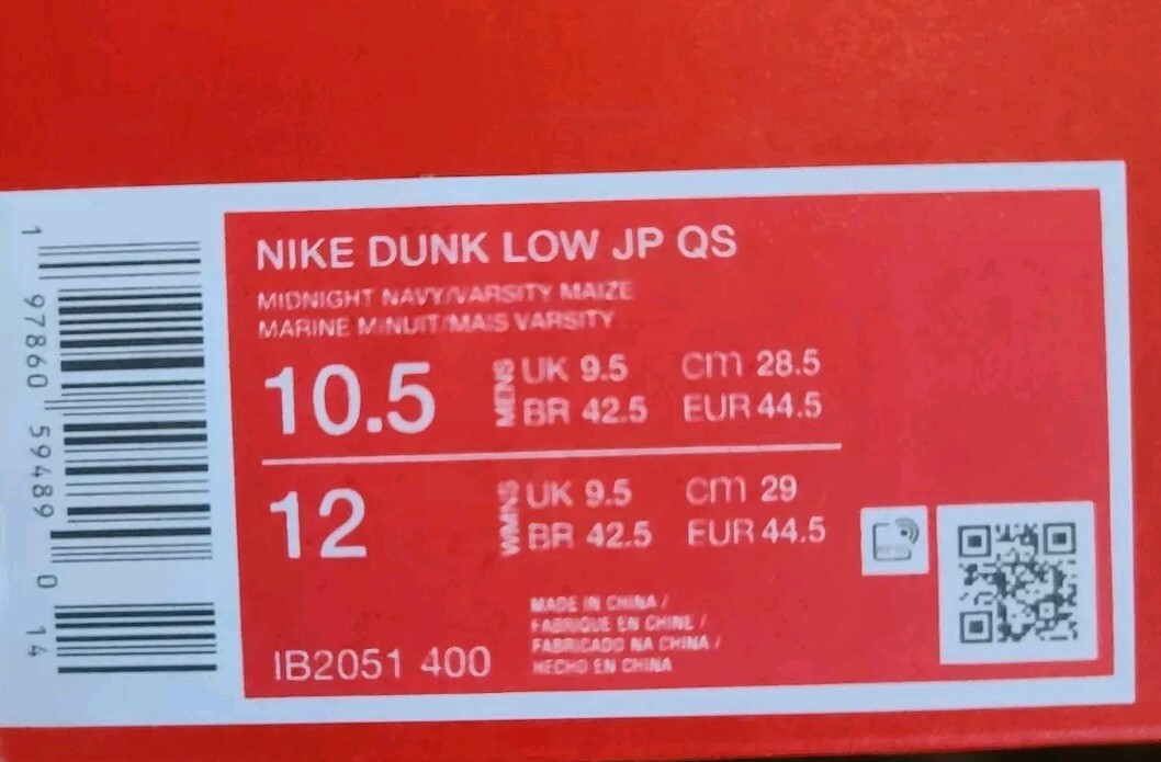 NEW Men's Size 10.5 Nike Dunk Japan QS CO.JP 2024 Low What NEW Men's Size 10.5 Nike Dunk Japan QS CO.JP 2024 Low What
