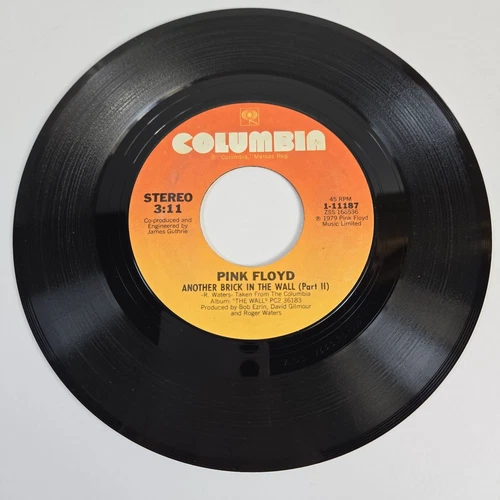 Pink Floyd "Another Brick In The Wall" 45 Tested Vg+ "One Of My Turns" Rare