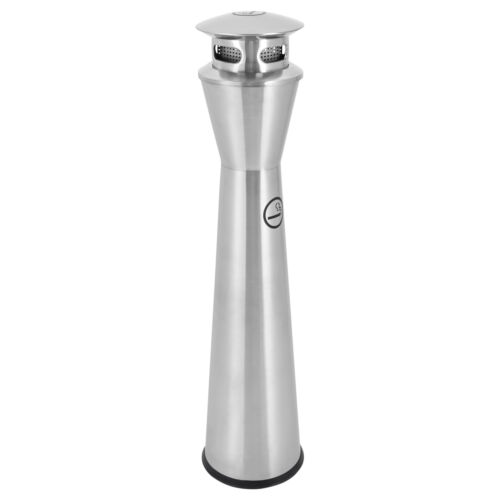 Silver 201 Stainless Steel Rainproof Cigarette End Collector With Inner Barrel - Picture 13 of 14