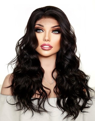 LACE FRONT HAND TIED HEAT FRIENDLY WIG EXQUISITE SENSUAL COLOR #2   #1471