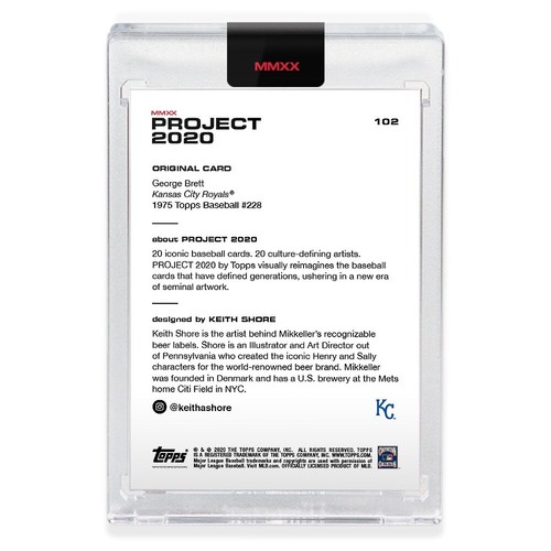 Topps Project 2020 George Brett # 102 1975 RC SP - Keith Shore - Bild 2 von 4