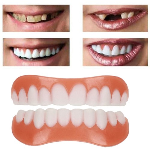 Mit Füll zähne kleber Obere untere Veneers Zähne Zahnspangen for Erwachsene - Bild 1 von 23