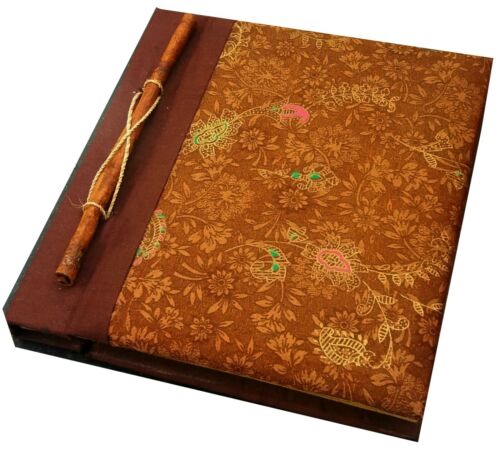 Fairtrade 6 x 4 size photo album with beautiful paisley textile cover - Picture 2 of 5
