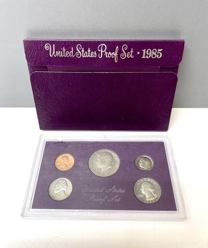 Five, U.S Proof Set 1983, 84, 85, 86, 87 W/Original Jackets Coin Lot Gift Idea - Picture 8 of 12