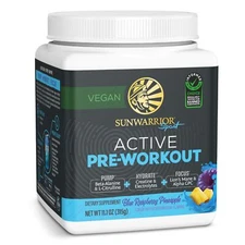 Active Pre Workout Vegan Supplement for Strength Focus and Hydration 30 Servings