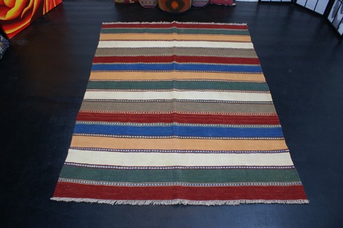Handwoven Ghashgai Kilim Carpet Handmade Wool Various UK Child Size - Picture 37 of 44