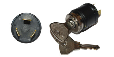 CILINDRETTO COMMUTATORE ACCENSIONE FIAT 500-126 3 PIN 108101=605340=662130