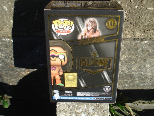 FUNKO POP WWE HALL OF FAME ULTIMATE WARRIOR #142 GAMESTOP EXCLUSIVE - Picture 3 of 10