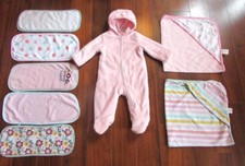 CLOUD ISLAND  CHICK PEA  CHILDREN'S PLACE  Lot of 8 Hooded Towels Bunting