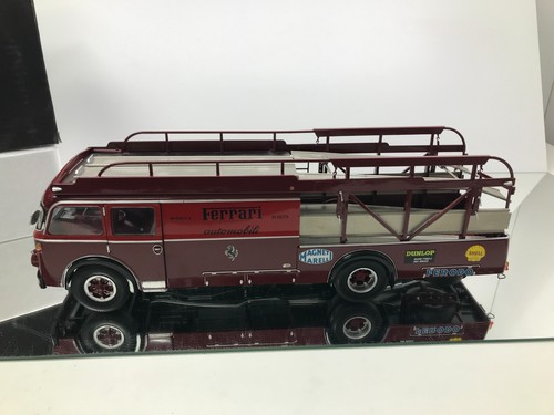 CMR CMR140 FIAT TIPO 642 FERRARI RACING CAR TRANSPORTER 1957 -1:18- GOOD IN BOX - Imagen 5 de 20