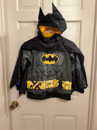 Kids Batman Rain Jacket with Cape Size 5