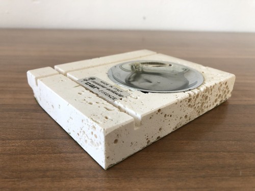 70er Jahre Aschenbecher aus echtem Travertin von Rapolano Design F.lli Mannelli - Bild 4 von 9