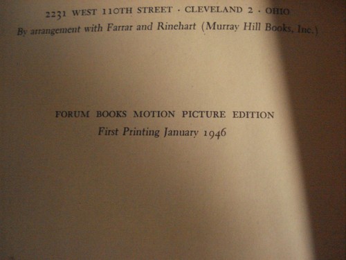 Clyde Brion Davis - Adventure - 1st THUS EDIT. 1ST PRINTING ( STATED ) H/B 1946 - Imagen 7 de 9
