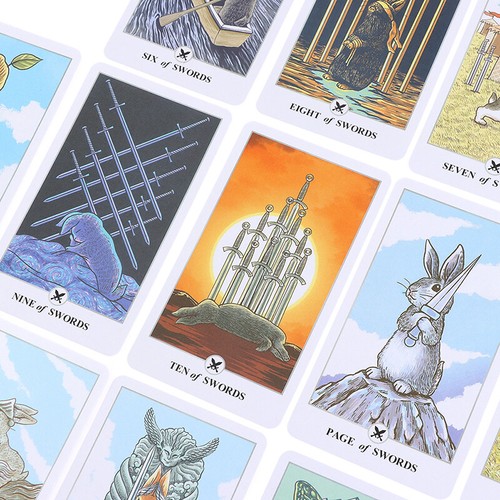 78pcs Tarot Lunalapin Rabbit Tarot Deck Tarot Cards Tarot Card Game Party G.c Pe - Picture 9 of 12