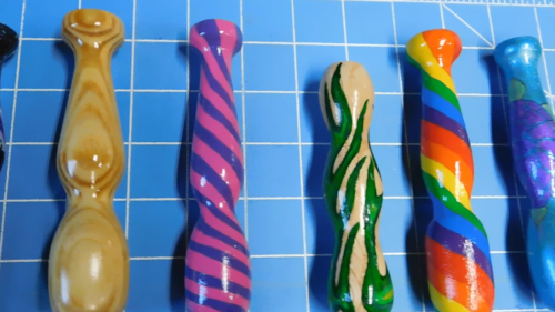 All Natural Wooden Handmade Ergonomic handle with Knitting loom hook! - Video 1 of 1