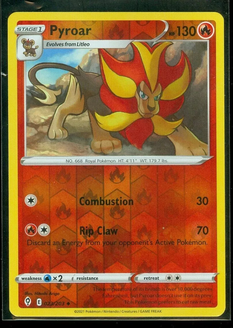 Pyroar #12 Phantom Forces Holo PSA 6 Pokémon