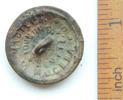 Russian Imperial Vremev Noble Livery Button Kuchkin Factory 25mm RARE - Bild 3 von 5