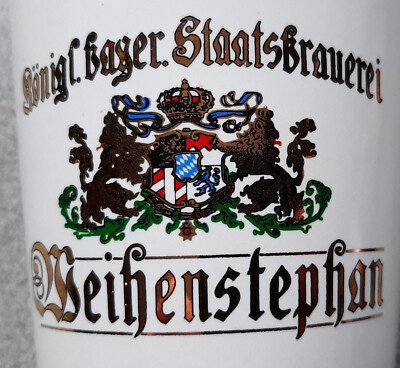 Steingut Weizenkrug Brauerei Weihenstephan Königl. Bayer. Staatsbrauerei