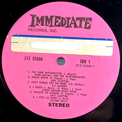 Anthology of British Blues / Immediate Records / Vinyl LP /Clapton / Near Mint - Picture 5 of 9