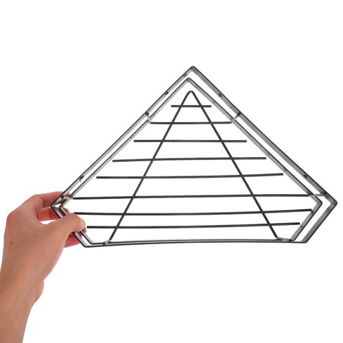 1Pc Wall-mounted Storage Rack Simple Style Metal Seasoning Rack Kitchen Shelf - Picture 6 of 12