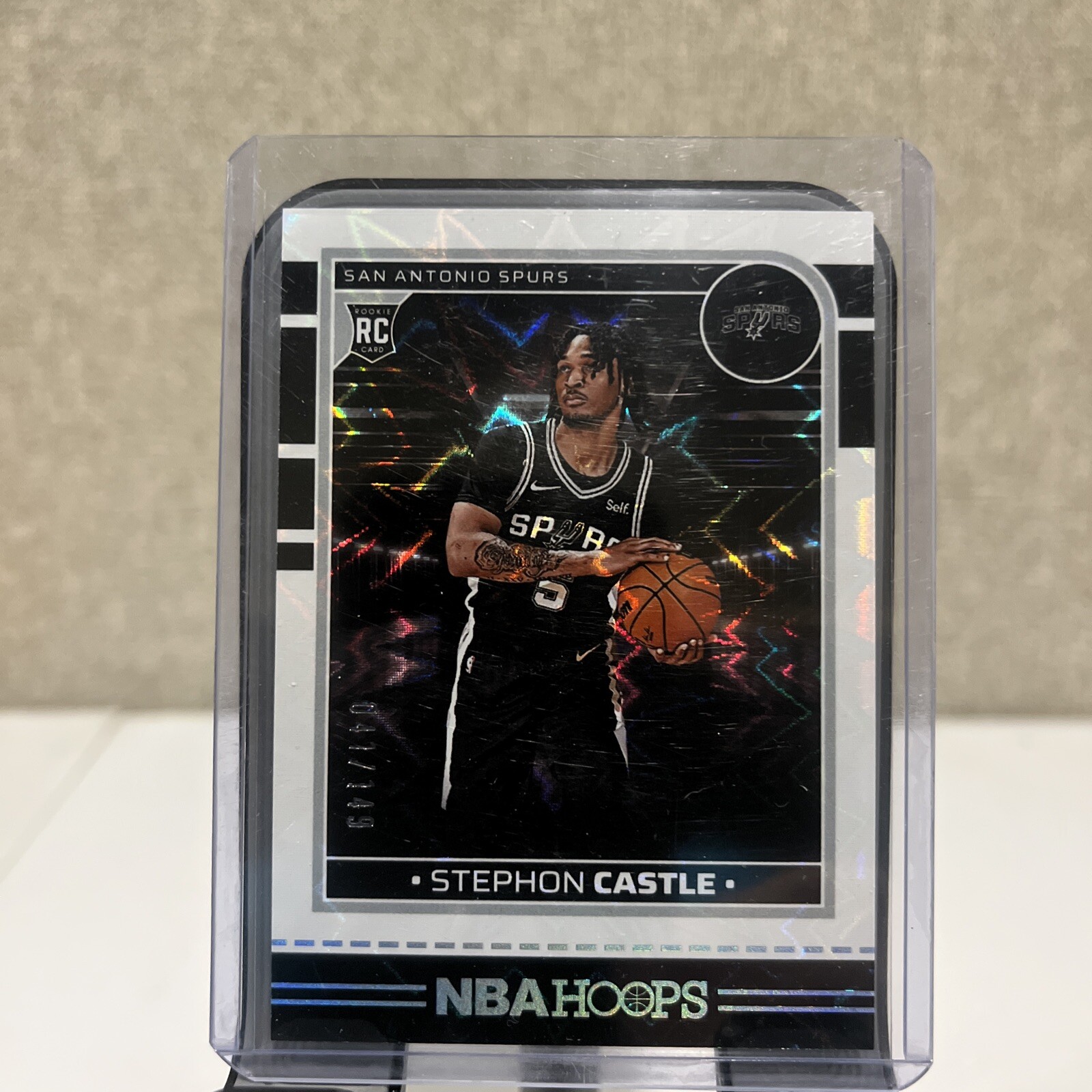 2024-25 Panini NBA Hoops Stephon Castle (RC) #234 White Explosion 🔥 41/149 🔥