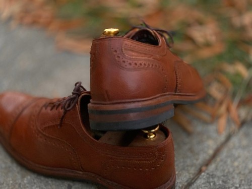 Allen Edmonds Strandmok dicke Leder wetterfeste Schuhe Dianit Sohlen 11 D - Bild 6 von 7