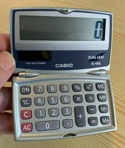 casio dual leaf calculator