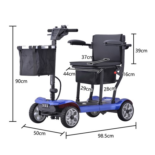 Electric Mobility Scooter Airline Approved Lithium Motorised Foldable 19KG - Picture 20 of 20