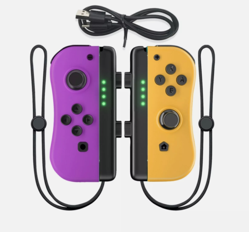 For Nintendo Switch Joy Con (L/R) Bluetooth Wireless Gamepad Controller RGB - Picture 2 of 10