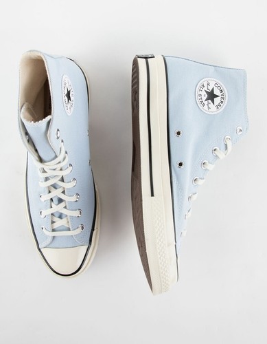 CONVERSE Chuck 70 High Top Shoes Cloudy Daze/Egret/Black Men's Sneakers - Picture 2 of 6