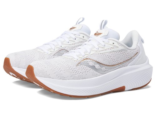 Saucony Echelon 9, Running Shoe Womens, White/Gum, 12
