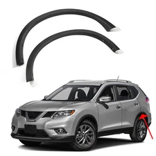 For 2014-2020 Nissan Rogue Rear Left &Right Fender Flare Trim Wheel Arch Molding