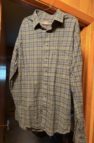 Untuckit Herren Langarm Flanell - Größe L - Tall Regular - Bild 1 von 3