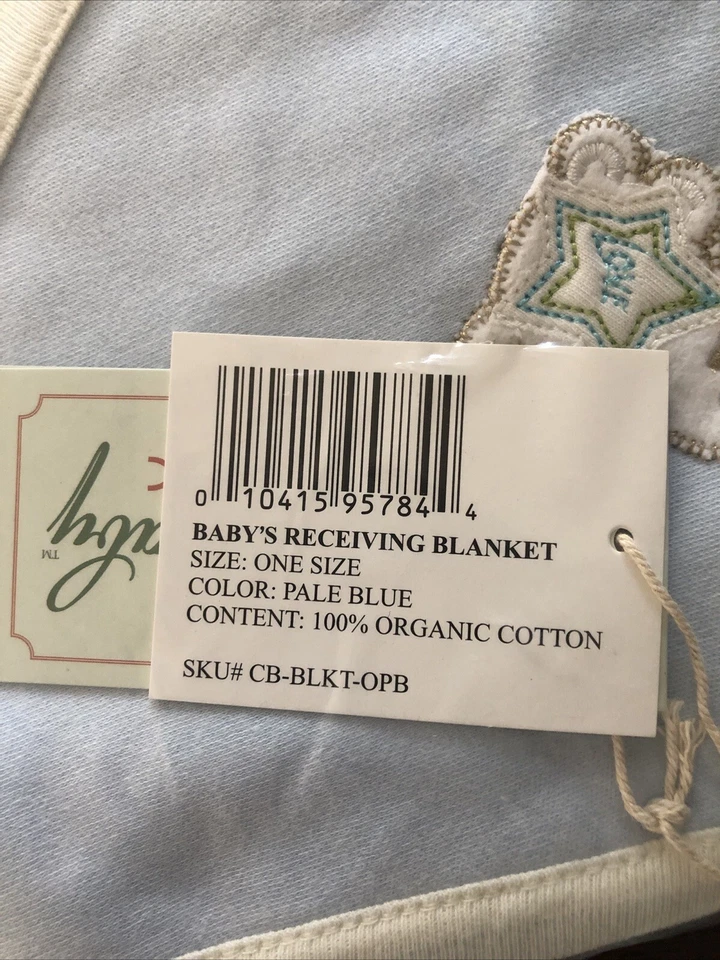 Mantas de recepción Joyful Baby 100 % algodón orgánico para niños. Talla 1 para todos Foto 3 de 4