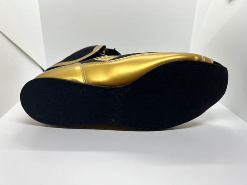 Zapatos de Boxeo Ganadores Zapatos de Anillo Negro y Dorado RS-003 Tipo Estándar NUEVO JAPÓN - Imagen 19 de 21