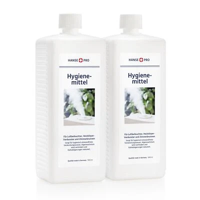 HANSE PRO Hygienemittel, 2 x 1000 ml I ideal für Luftbefeuchter, Luftwäscher