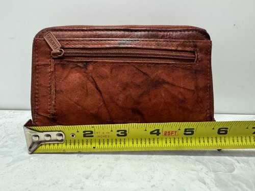 Vintage Buxton Women's Top Grain Cowhide Purse Wallet Coin Credit Cards Brown - Picture 10 of 13