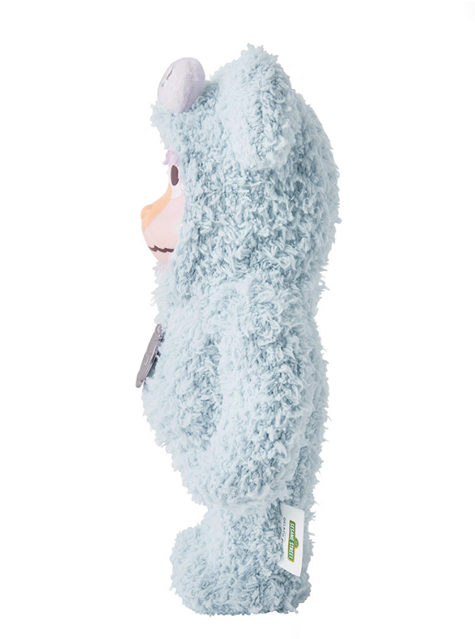 Gelato Pique x BE@RBRICK × SESAME STREET Cookie Monster Blue