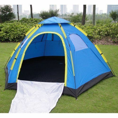 6 PERSON CAMPING TENT INSTANT POP UP CAMPING HIKING FISHING SETS UP IN SECONDS - Picture 2 of 10