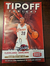 2005 ERIC SNOW SPARTANS CLEVELAND CAVALIERS AUTOGRAPH SIGNED BASKETBALL PROGRAM