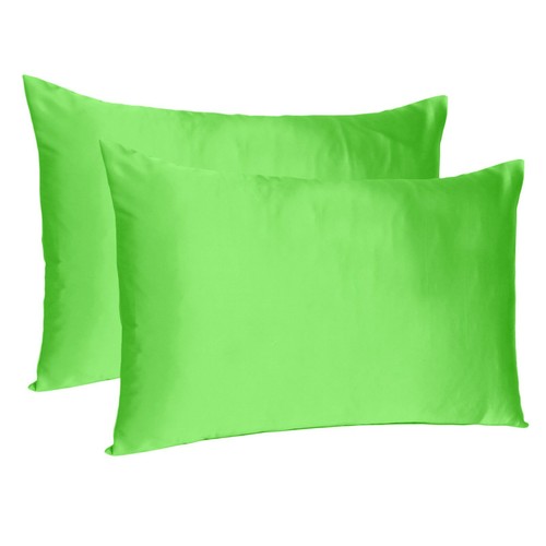 Silk Satin Pillowcase 2 Pack Silky Pillow Cases For Hair And Skin Cushion Cover - Picture 268 of 339