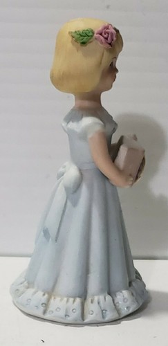 Enesco Growing Up Girls Blond Hair Birthday #6. VTG. Cute. Good Condition  - Bild 4 von 7